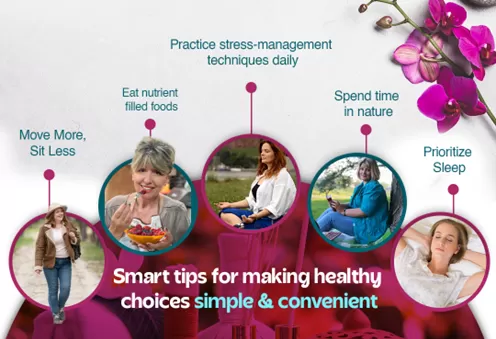 Smart tips for making healthy choices simple and convenient